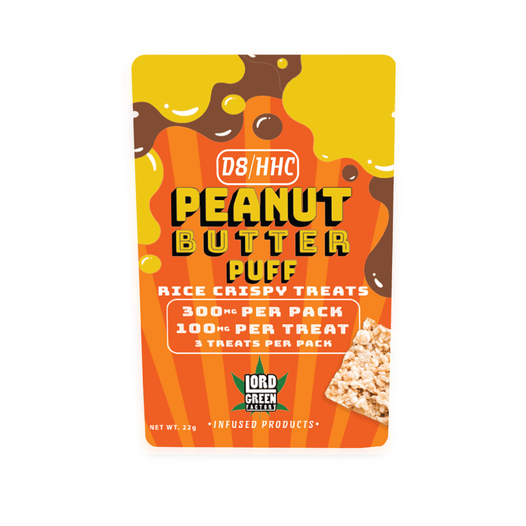 Peanut Butter Puff Delta 8/HHC Treats